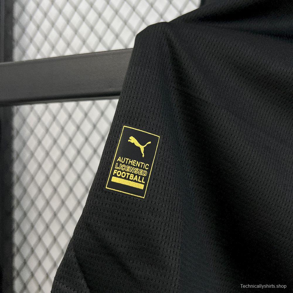 2025/26 Mens Manchester City Away Long Sleeve Jersey