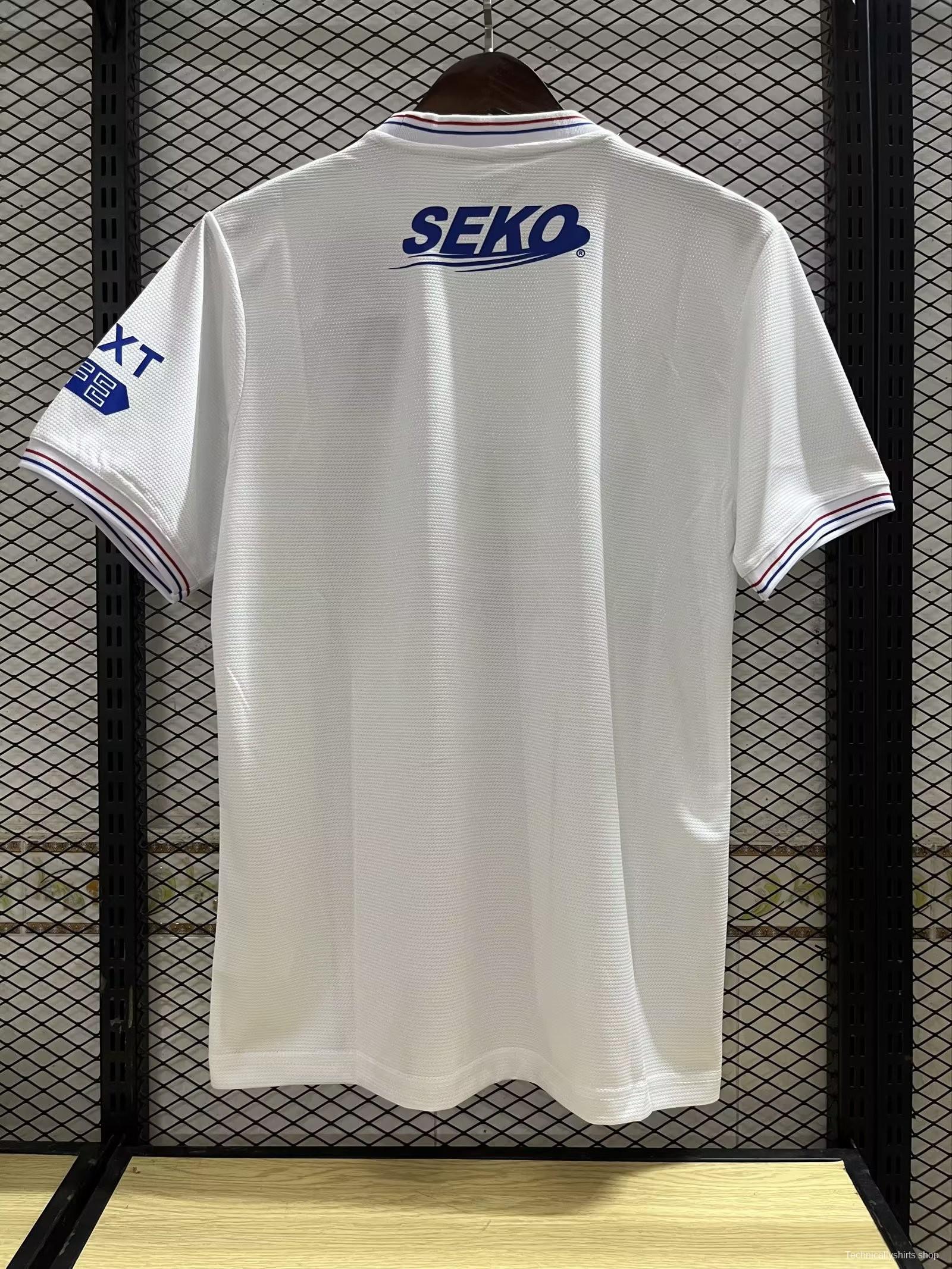 23/24 Glasgow Rangers Away White Jersey