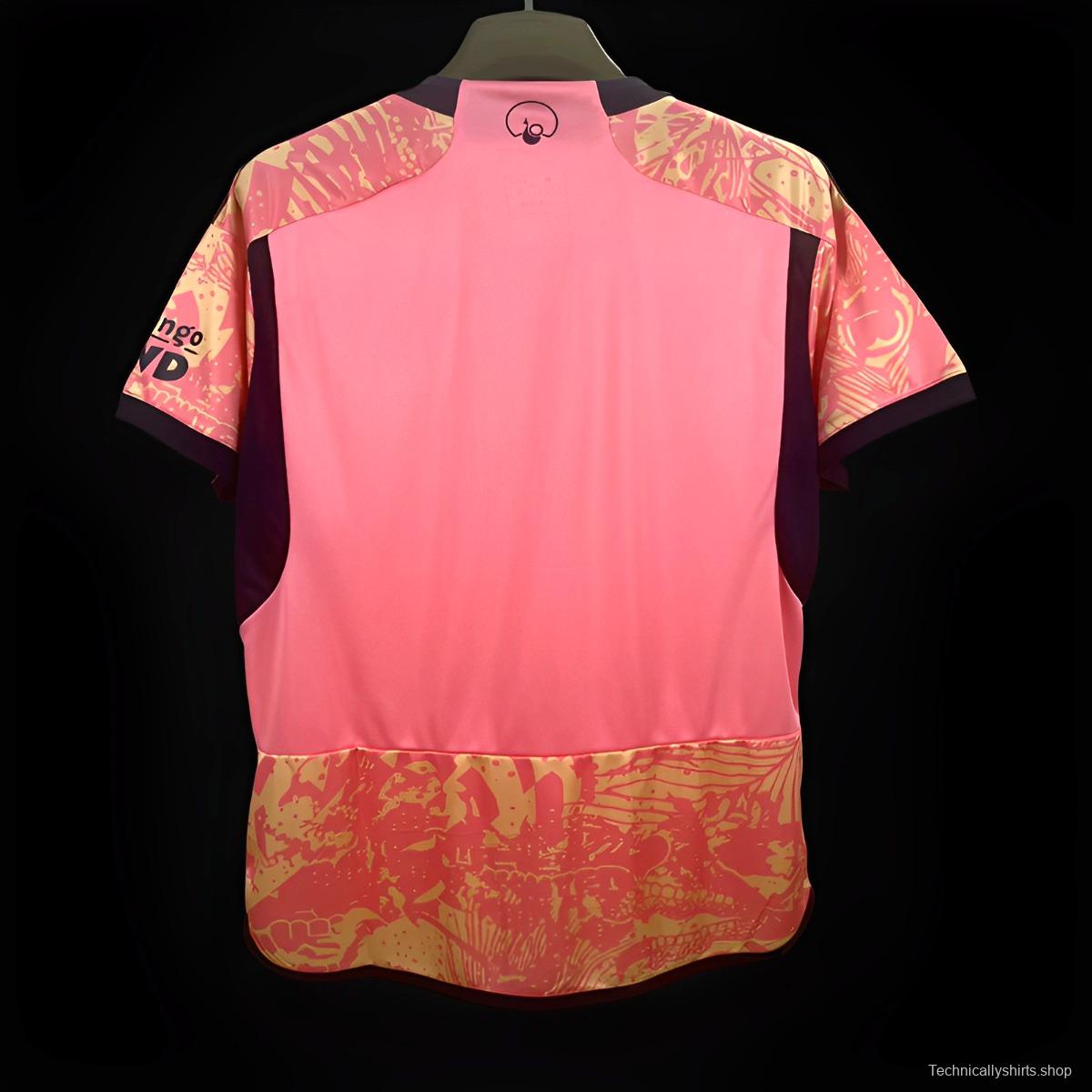 23/24 Leeds United Third Pink Jersey