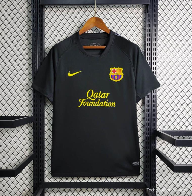 Retro 11/12 Barcelona Black Away Jersey