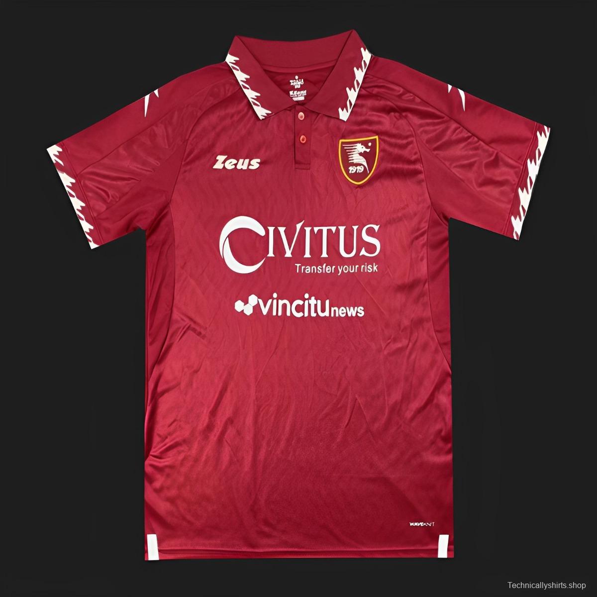 23/24 Salernitana Home Jersey