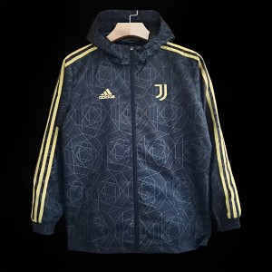 23/24 Juventus Black Windbreaker