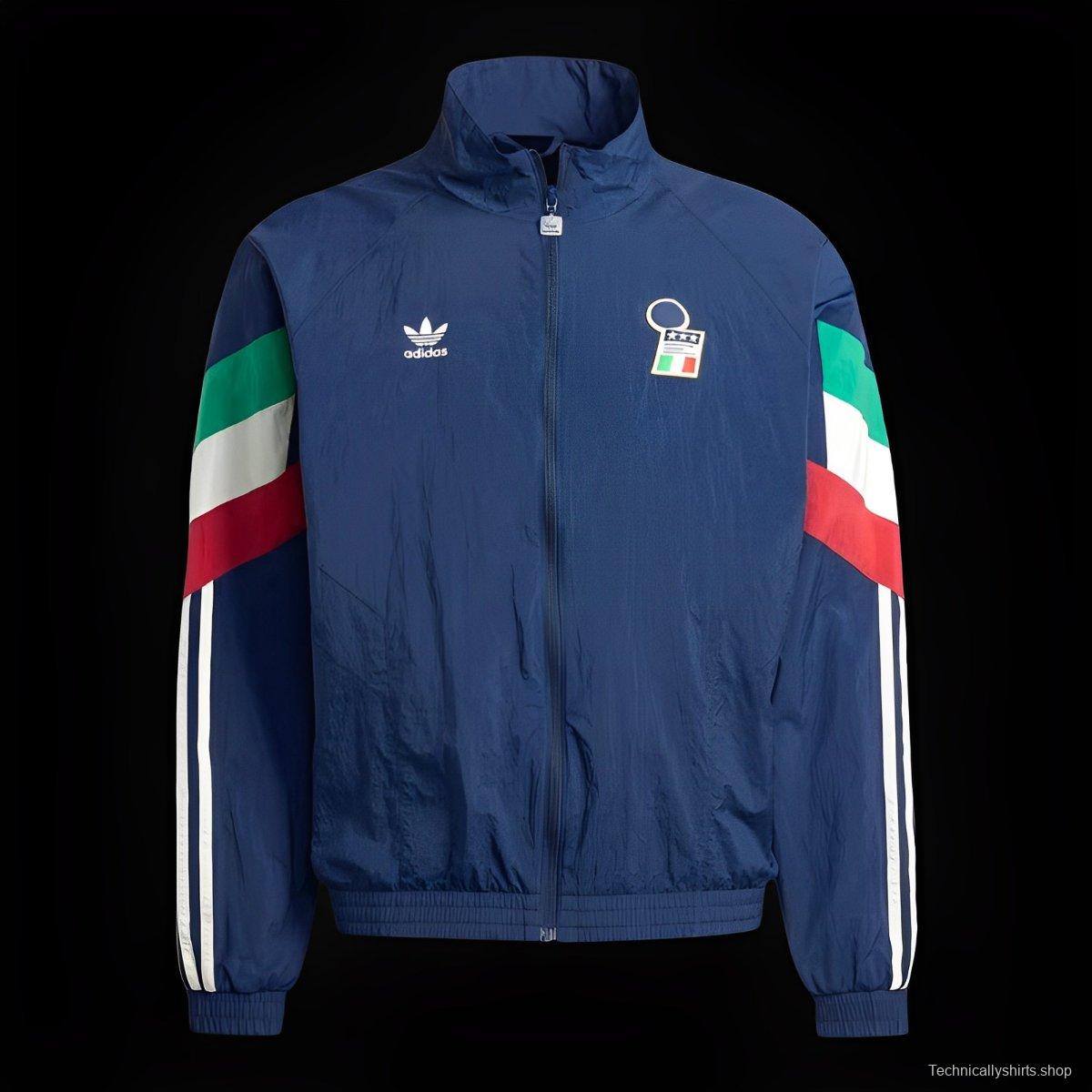 2024 Italy Navy Windbreaker