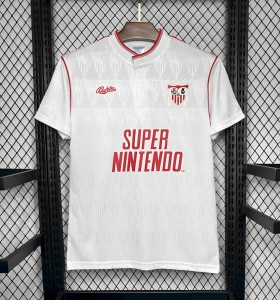 Retro 91/92 Sevilla FC Home Jersey