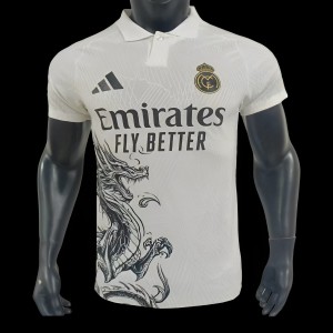 Player Version 24/25 Real Madrid White Dragon Special Jersey