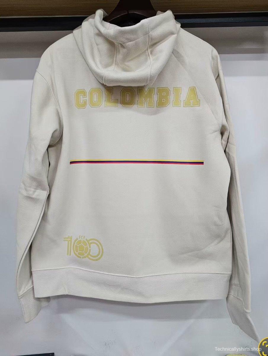 2024 Colombia 120Th Anniversary Sherpa-lined Hoodie 5 Color