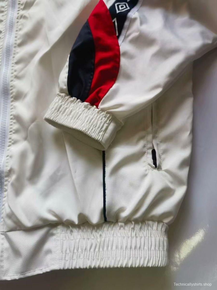 2024 England White Windbreaker