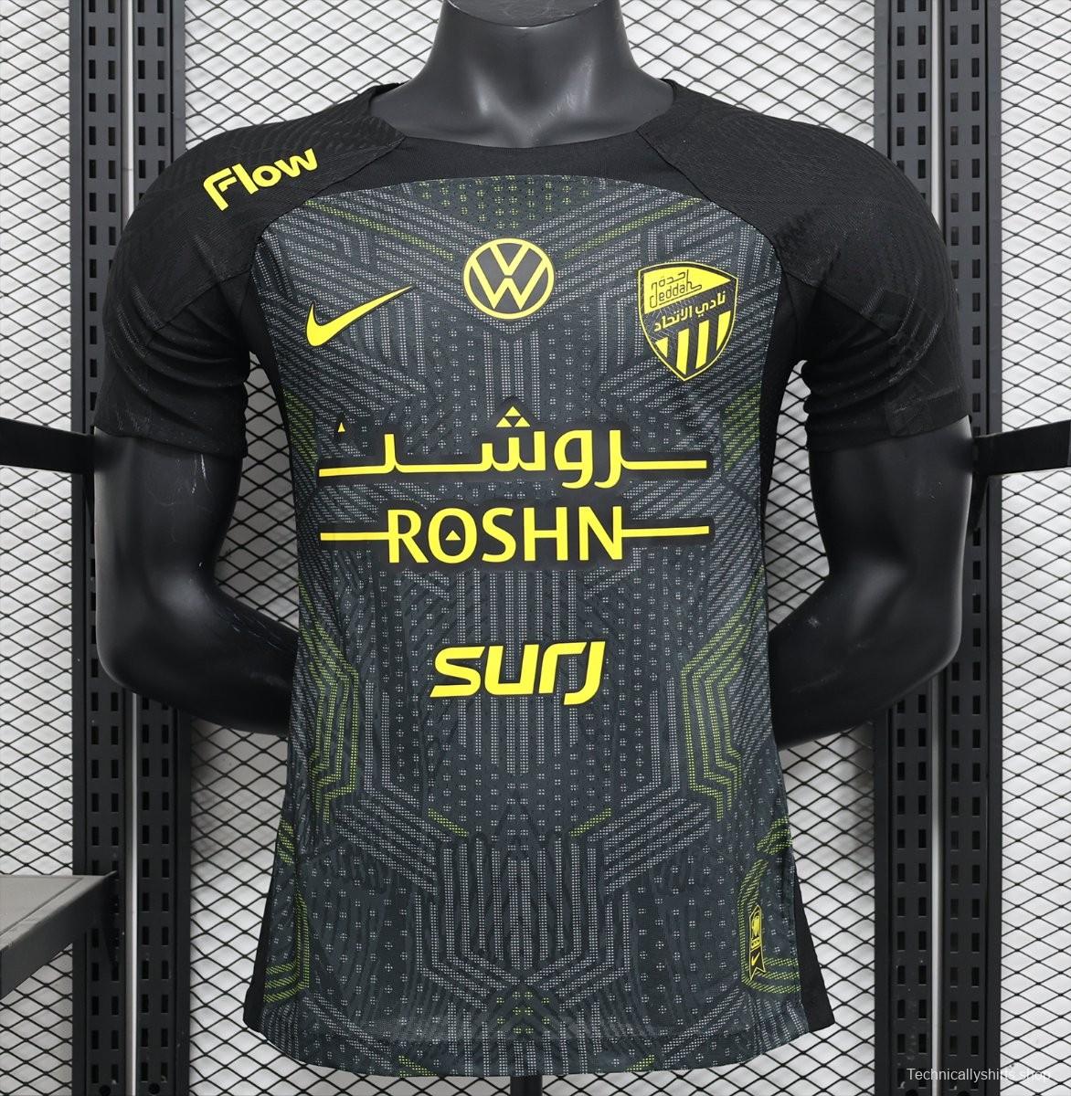 Player Version 25/26 Al-Ittihad Third Black Jersey