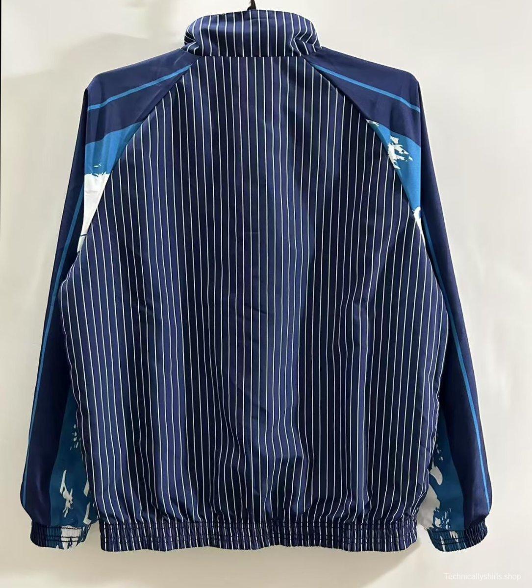 24/25 SS Lazio Navy/Grey Reversible Windbreaker