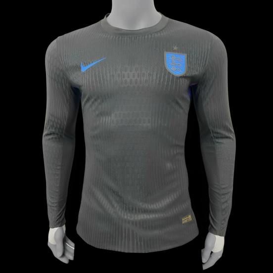 Player Version 2025 England Away Long Sleeve Jeresy