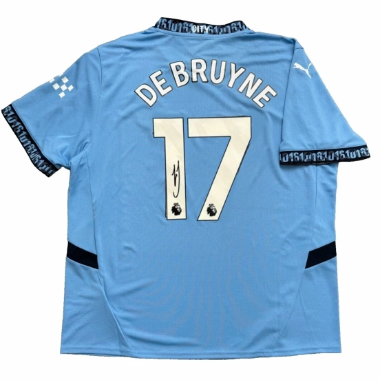 KEVIN DE BRUYNE 24/25 FINAL MAN CITY SIGNED + COA