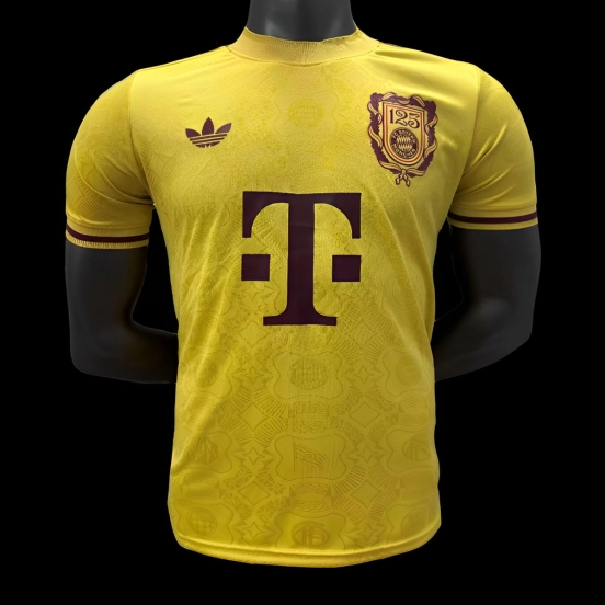 Player Version 25/26 Bayern Munich 125Th Anniversary Yellow Jersey