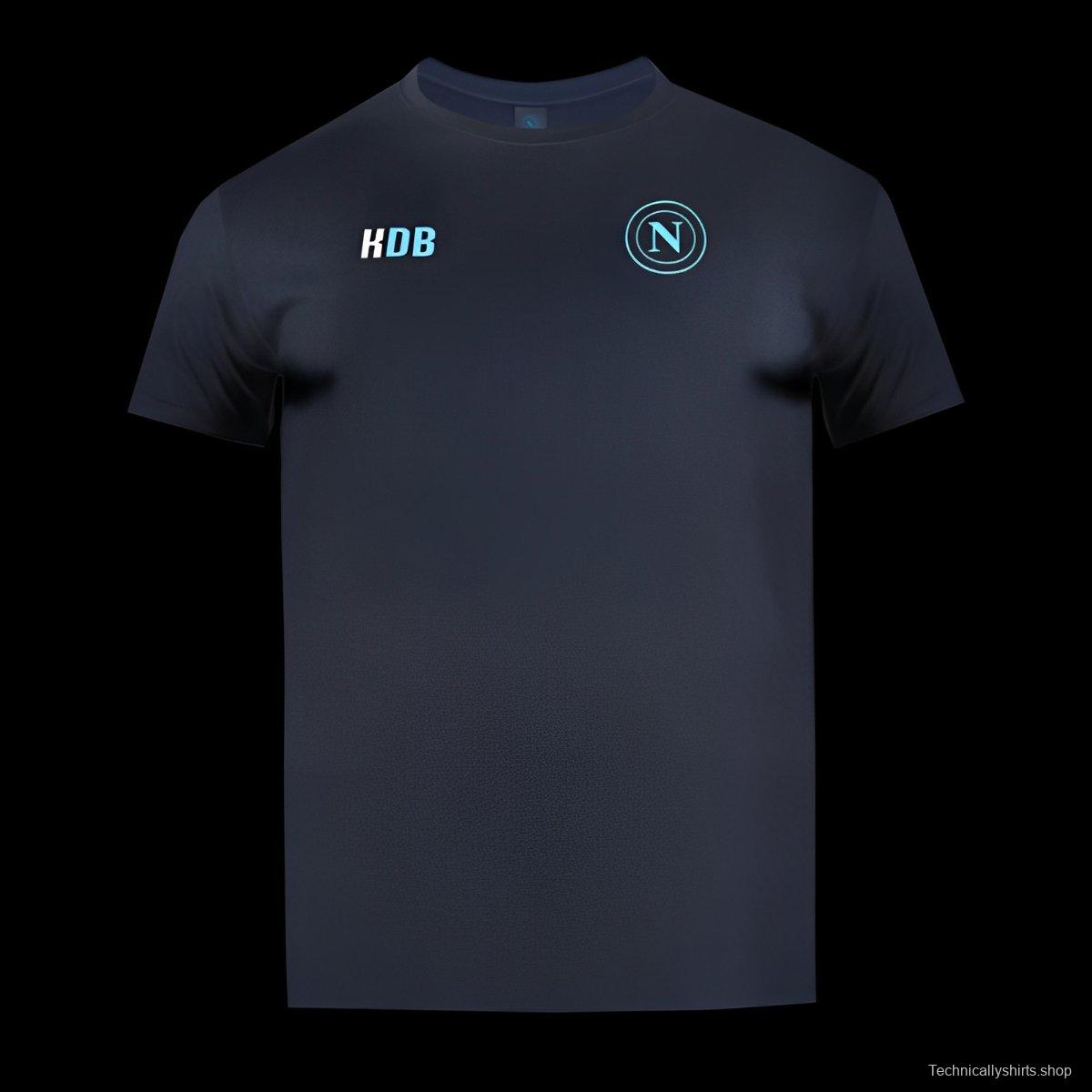 25/26 SSC Napoli Kevin De Bruyne Navy T-shirt