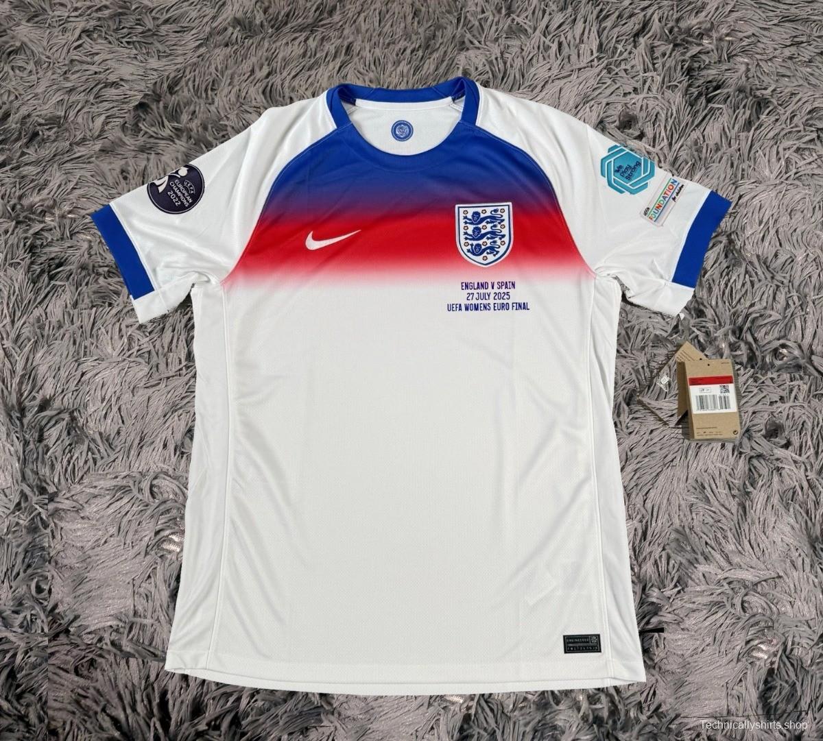 england woman euro 2025 winners full patch
