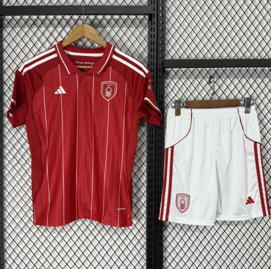 25/26 Kids Nottingham Forest Home Jersey
