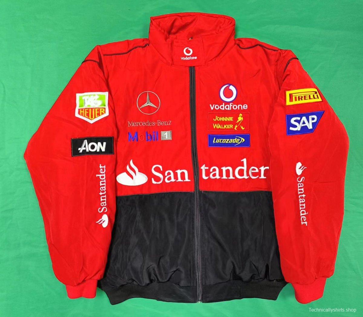 2025 New Adult F1 MOTO Jacket Ebroidered Cotton Padded F 1 Racing Jacket