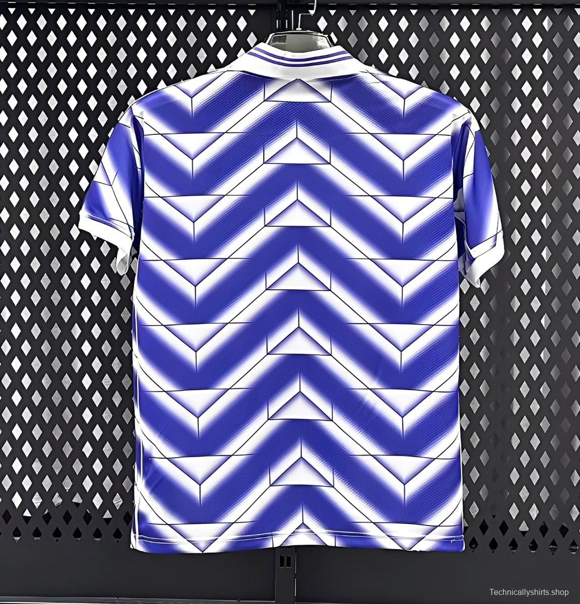 25/26 Real Madrid Third Purple with Chevron Gradient Pattern Jersey