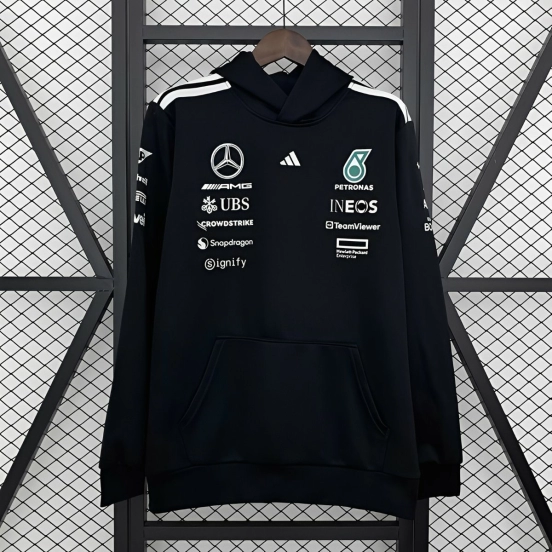 2026 F1 Mercedes-AMG Petronas F1 Team Black Hoodie