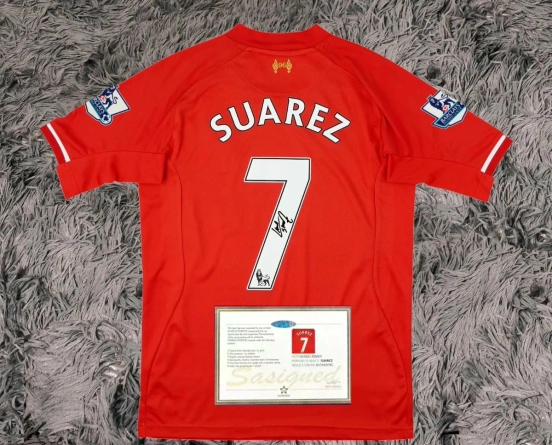 Luis Suarez Liverpool 13/14 Signed