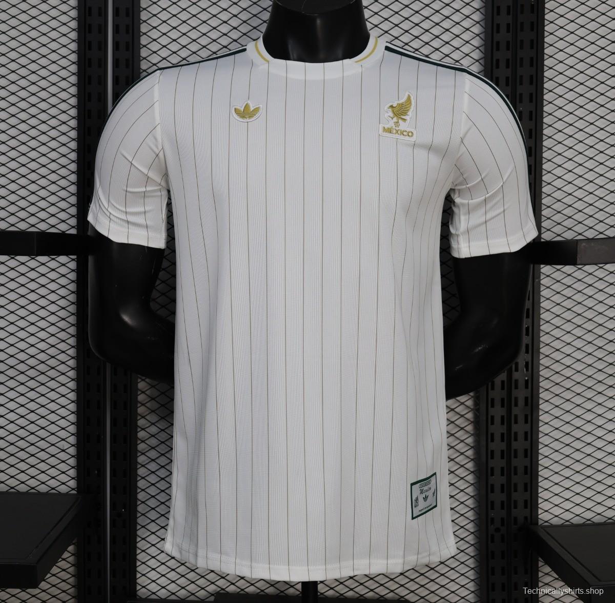 Player Version 2026 Mexico White Terrace Icons White Jersey