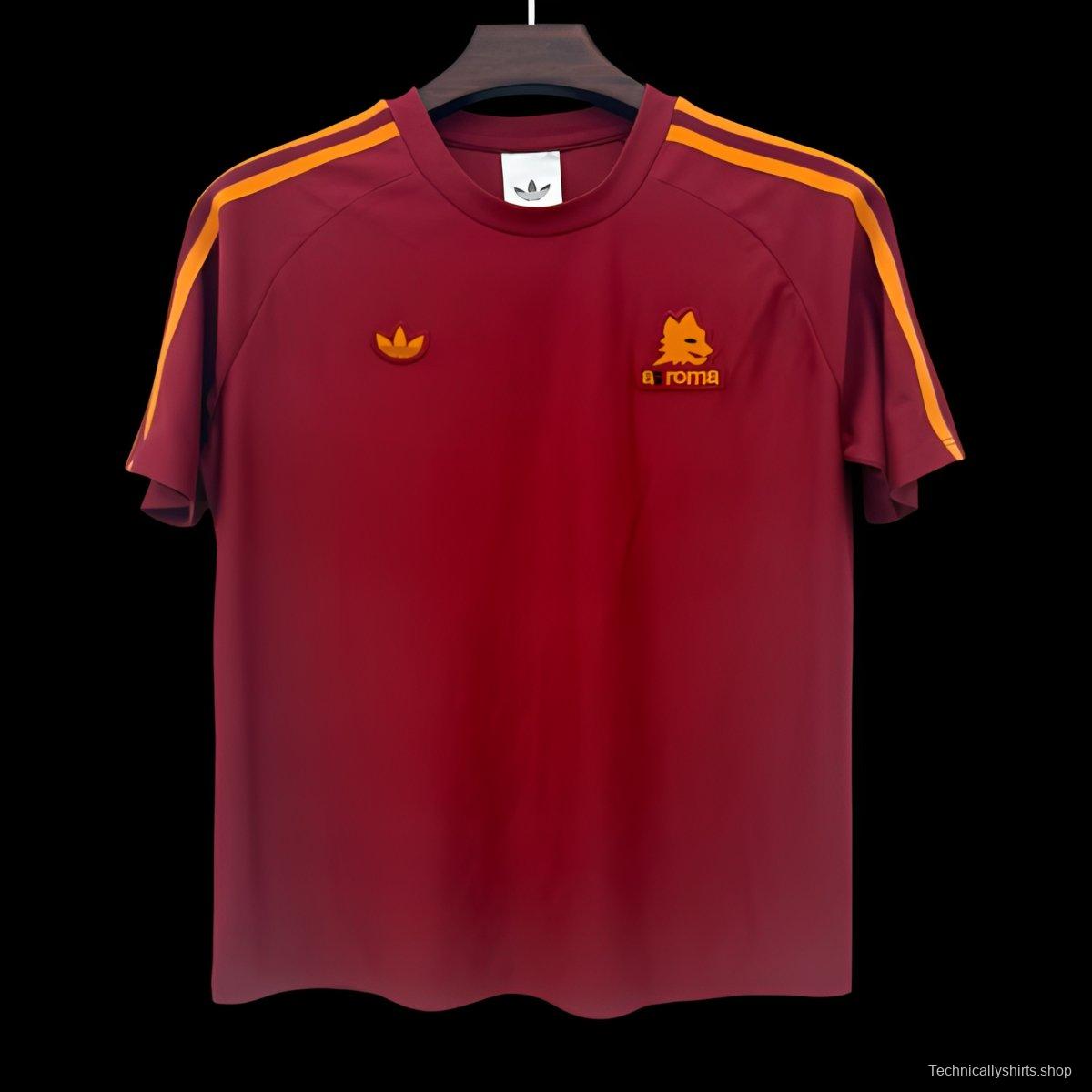 25/26 Roma Adidas Original Red Jersey