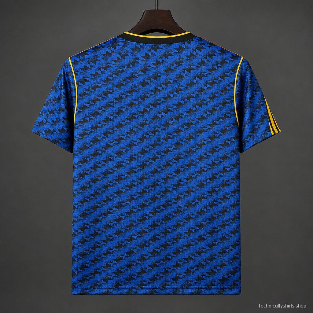 26/27 Manchester United 1990-92 Vintange Remake Away Jersey