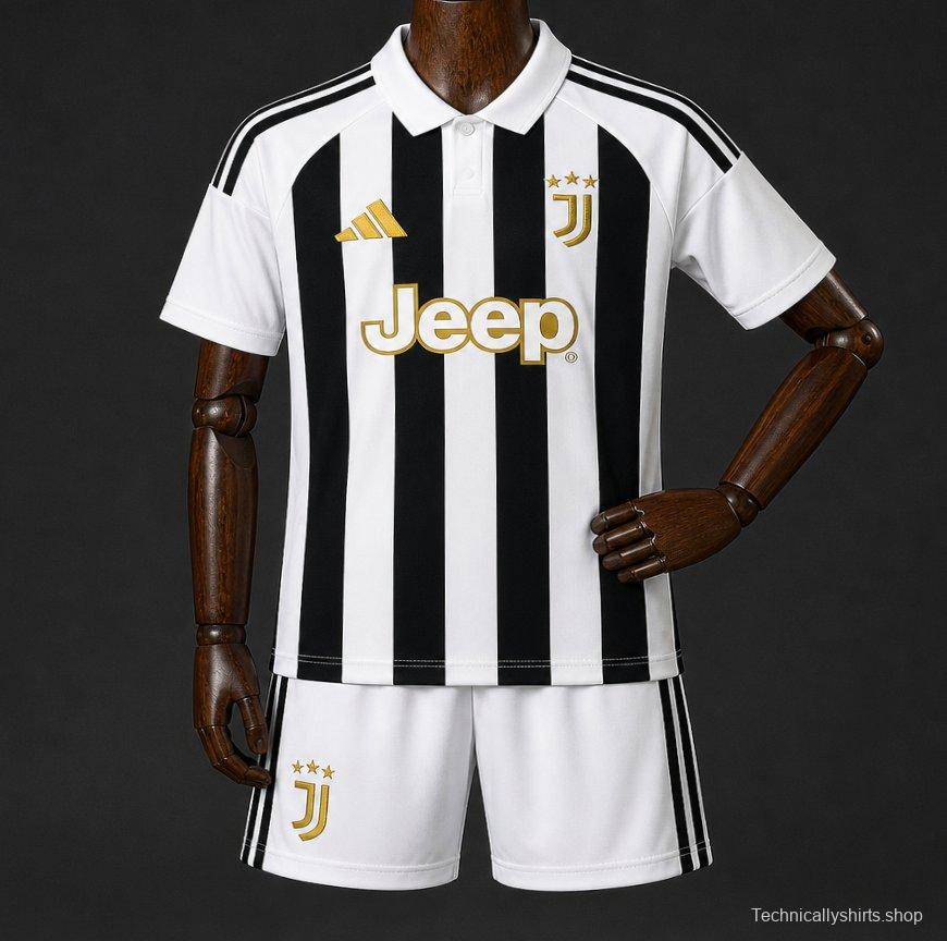 26/27 Kids Juventus Home Jersey