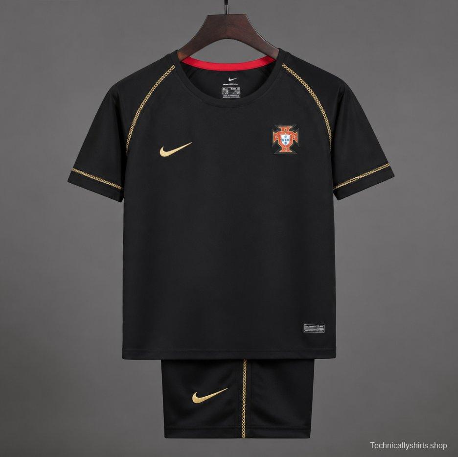 Retro Kids 2006 Portugal Away Jersey