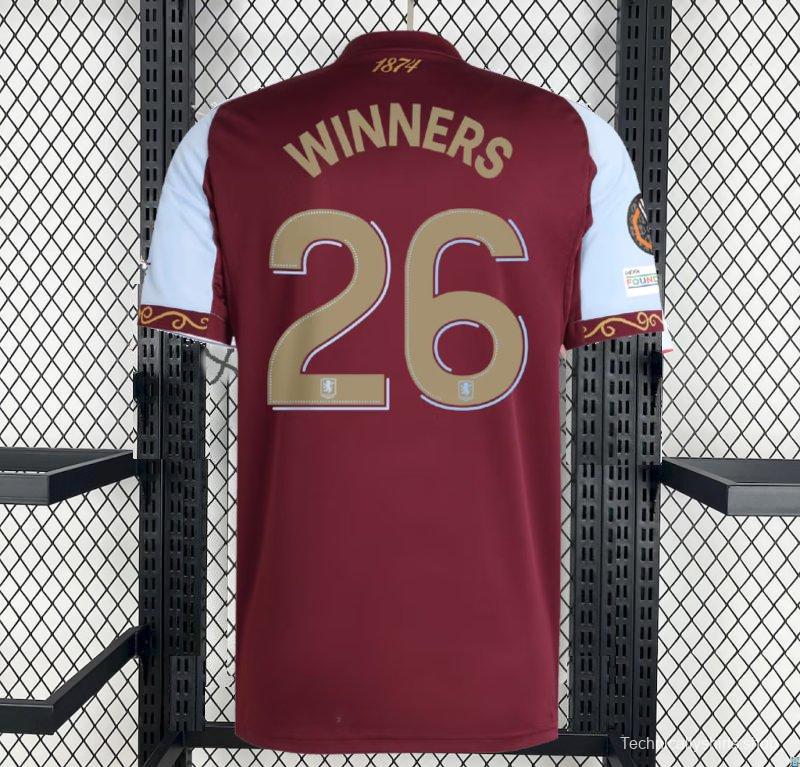 Aston Villa WINNERS 26 Home EUROPA Shirt Jersey 25/26