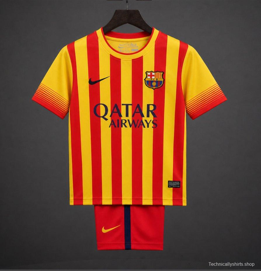 Retro Kids 13/14 FC Barcelona Away Jersey
