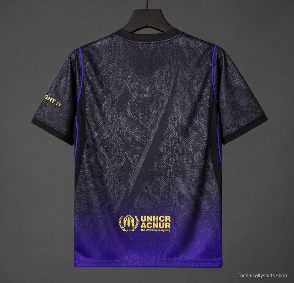 26/27 Barcelona Away "Purple Mamba" Purple Black Jersey