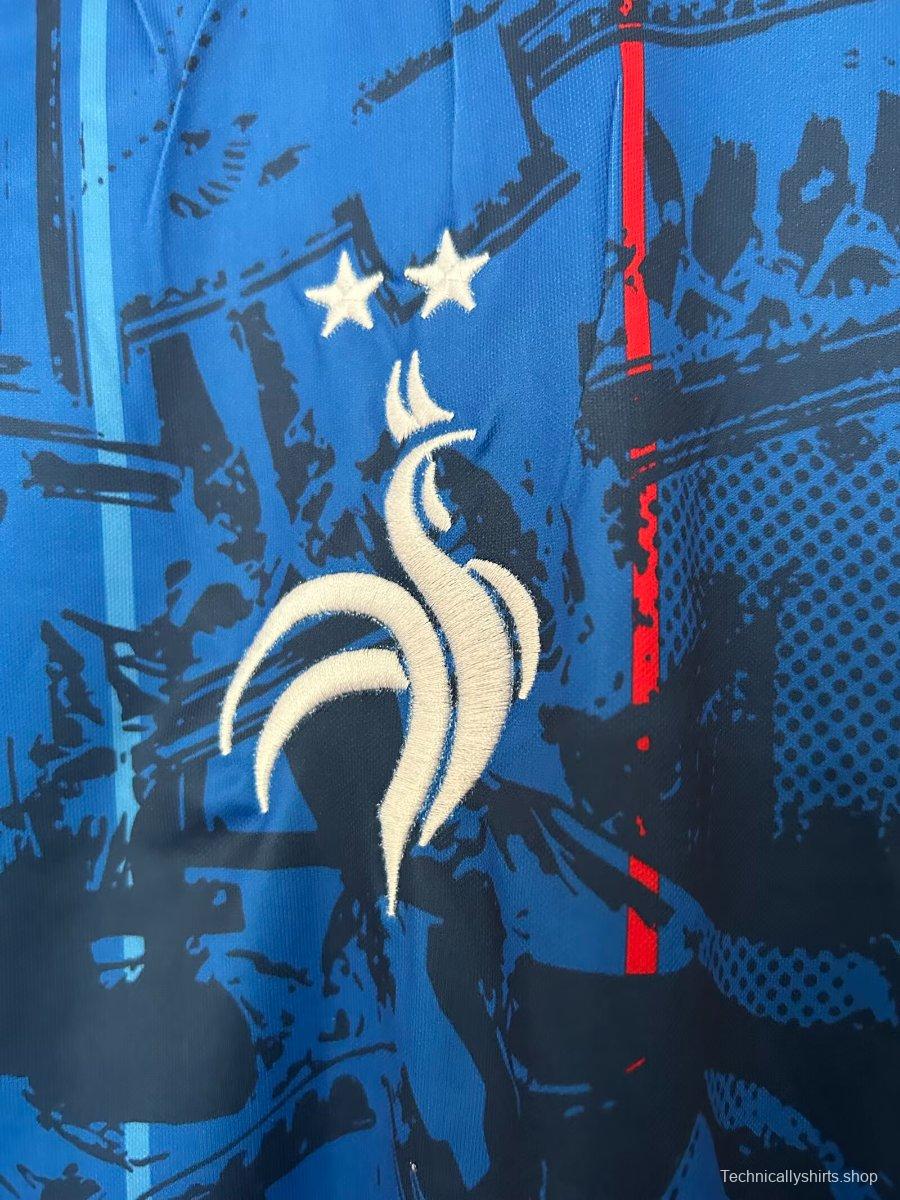 2026 France 'Les Bleus' Heritage Football Blue Jersey