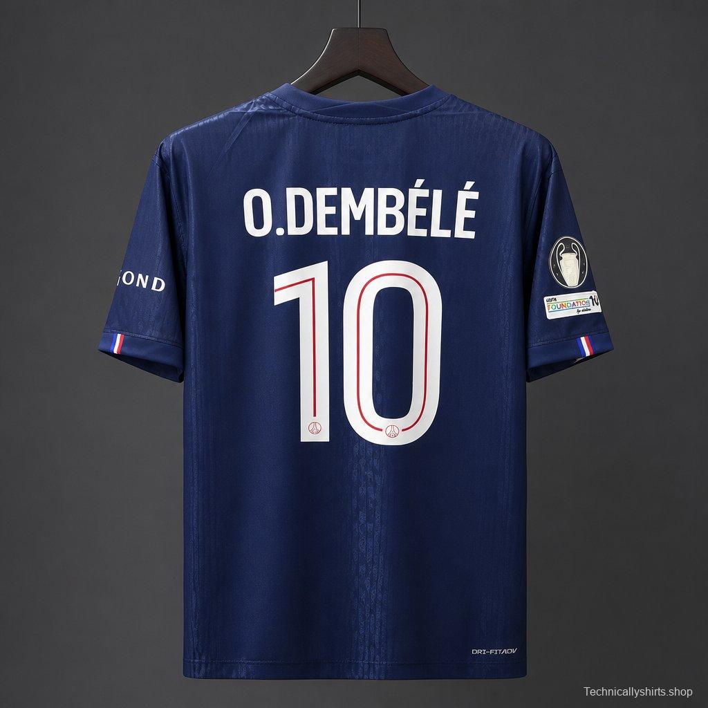 25/26 PSG Home Champions Final Match Jersey