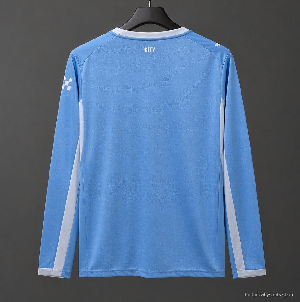 26/27 Manchester City Home Long Sleeve Jersey