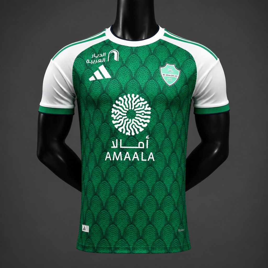 Player Version 26/27 Al-Ahli Saudi FC Home Green Jersey