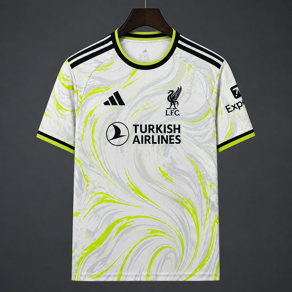 27/28 Liverpool Third Light Green Jersey