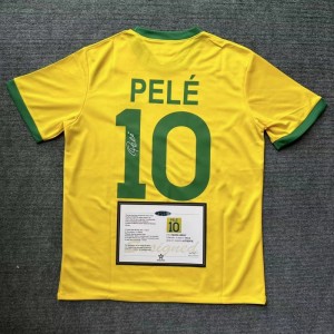 Pele Signature Shirt Brazil