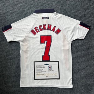 David Beckham England Signed Shirt