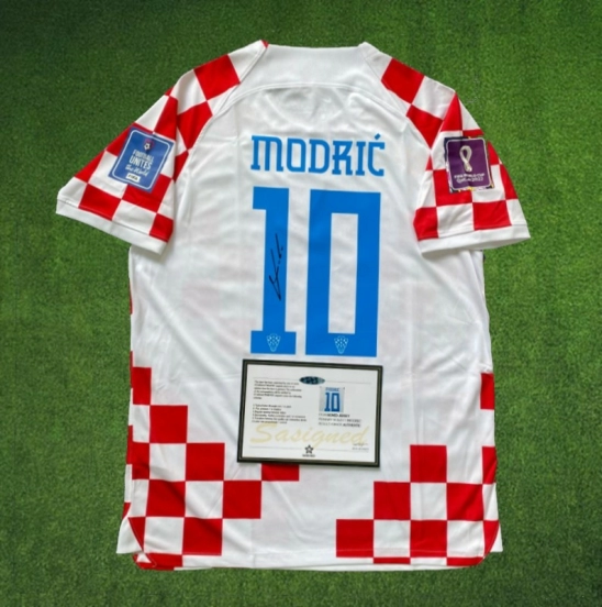 modric 2022 world cup croatia signed